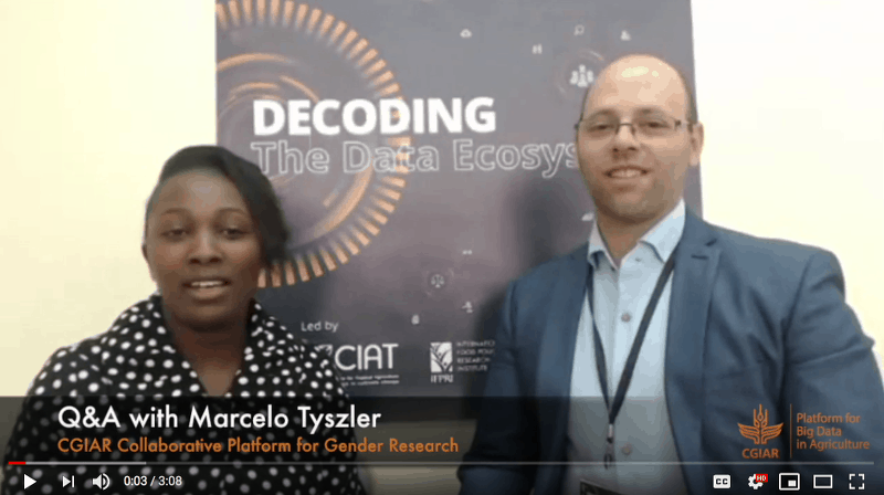 Q&A with Marcelo Tyszler – CGIAR Gender Platform