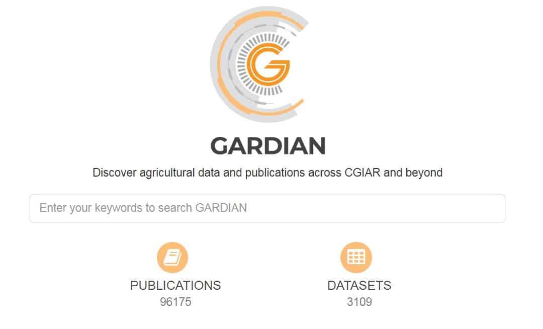 GARDIAN: The data search tool unlocking agricultural development innovation