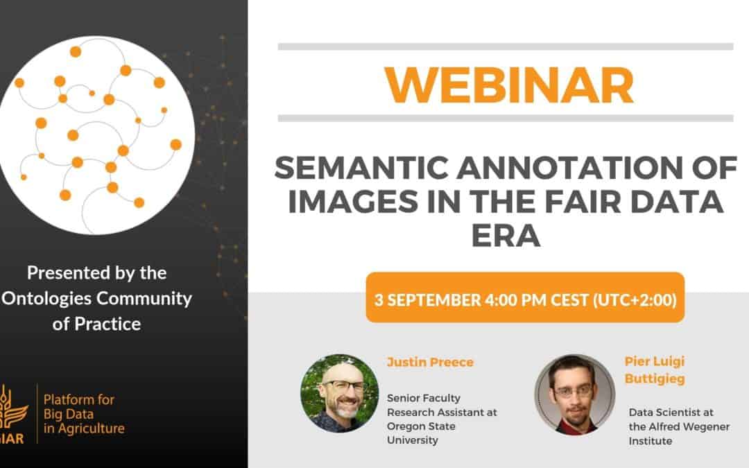 Webinar summary – Semantic annotation of images in the FAIR data era