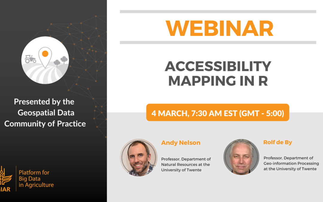 Webinar – Accessibility Mapping in R