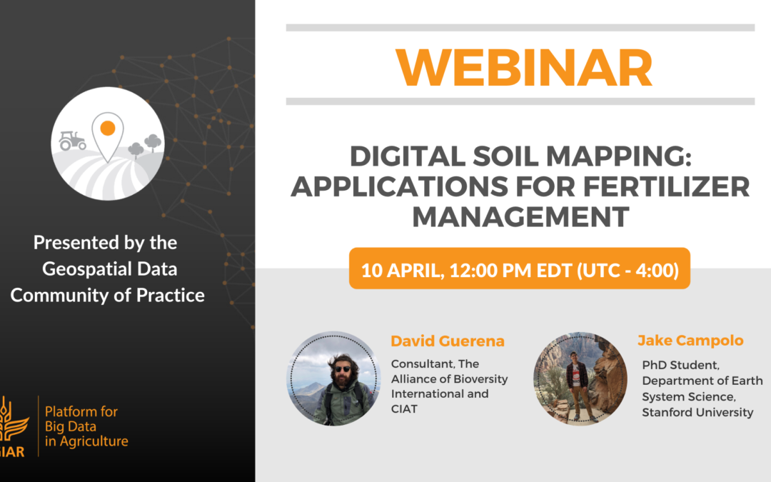 Webinar – Digital soil mapping: Applications for fertilizer management