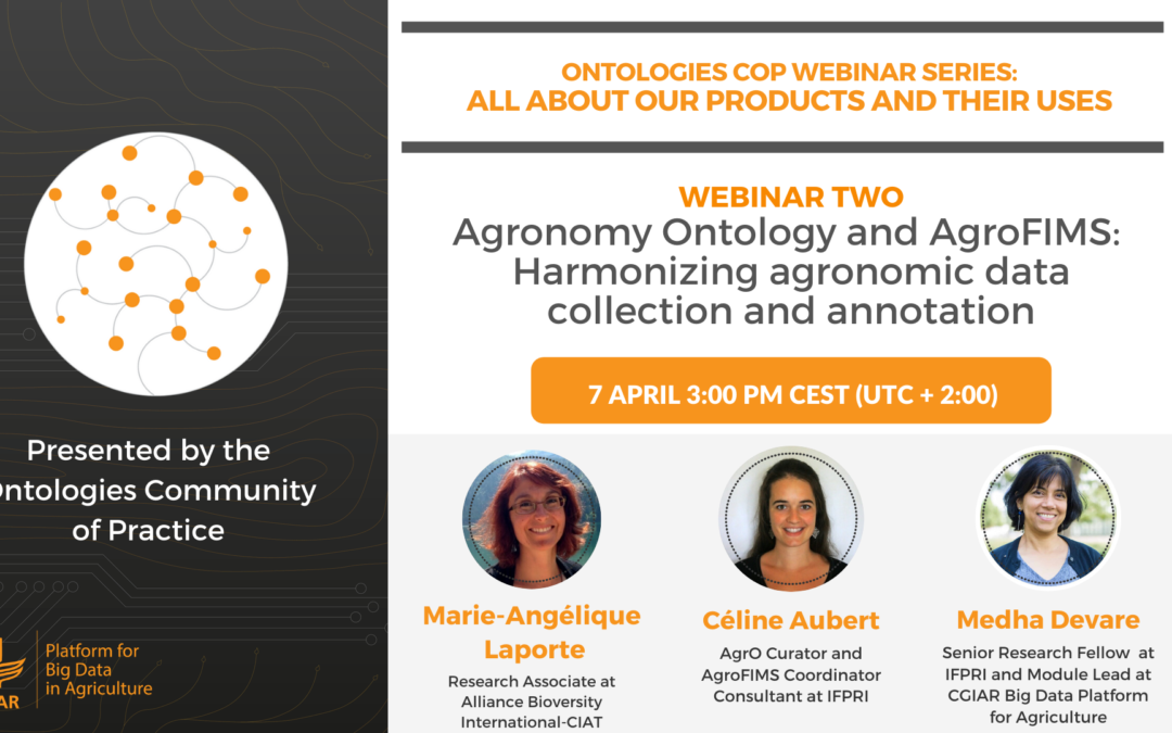 Webinar – Agronomy Ontology and AgroFIMS