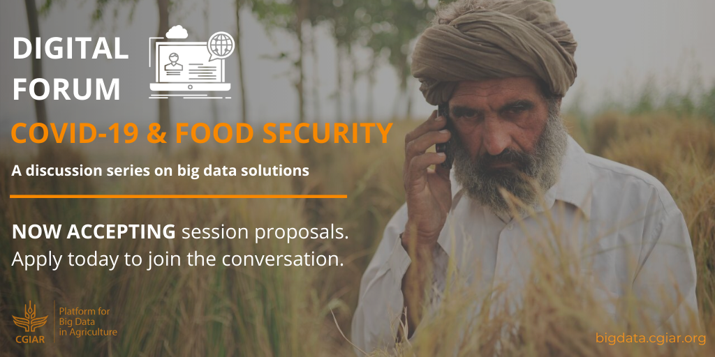 [DISCUSSION SERIES] COVID-19 & food security: A discussion series on big data solutions