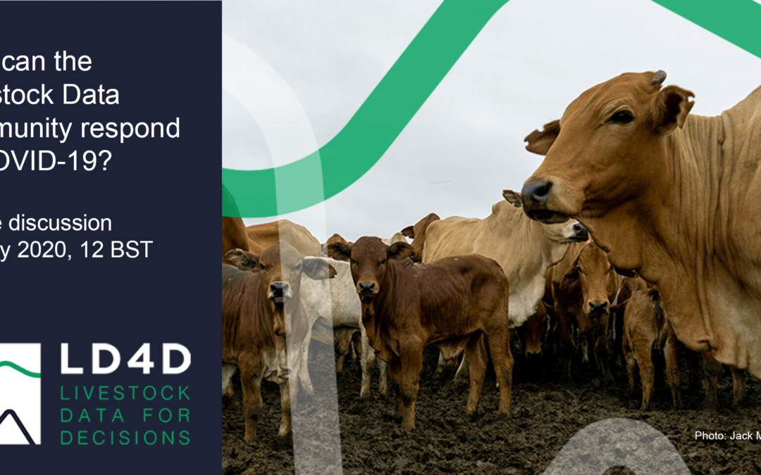 Livestock Data and COVID-19: Call for community inputs