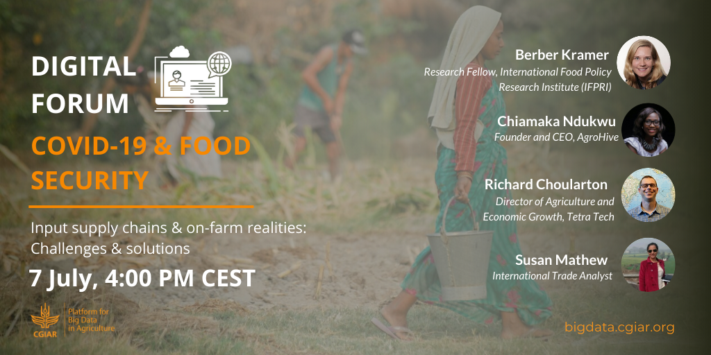 COVID-19 Discussion Series: Eps. 2 - Input supply chains & on-farm realities