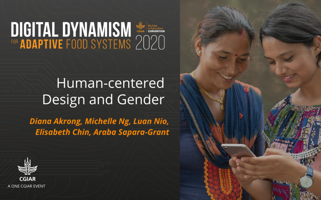 2020 Convention session – Human-centered Design and Gender