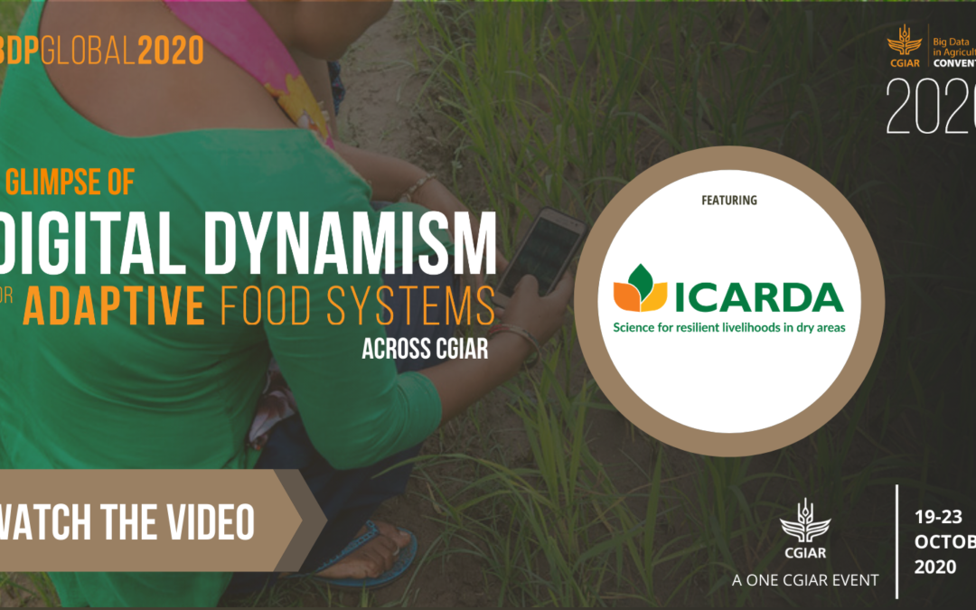 A glimpse of Digital Dynamism for Adaptive Food Systems across CGIAR: ICARDA