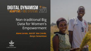 2020 Convention session - Non-traditional Big Data for Women's Empowerment