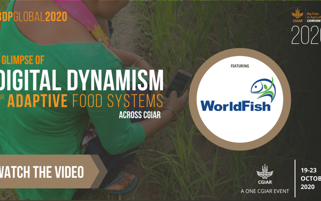 A glimpse of Digital Dynamism for Adaptive Food Systems across CGIAR: WorldFish