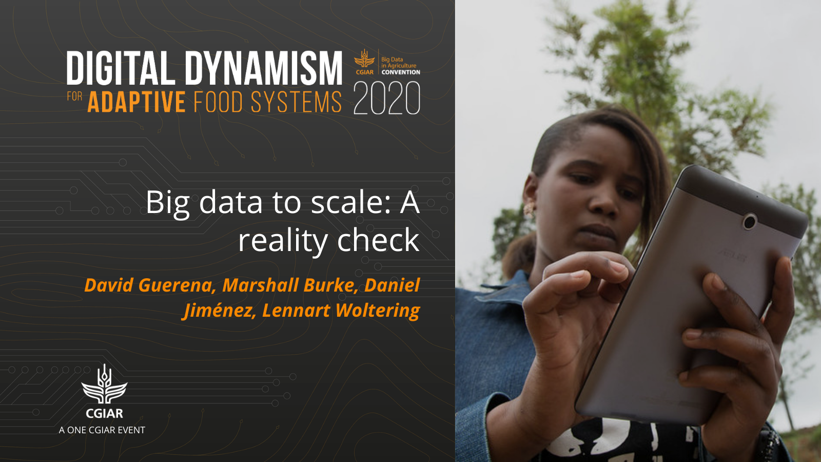 2020 Convention session - Big data to scale: A reality check