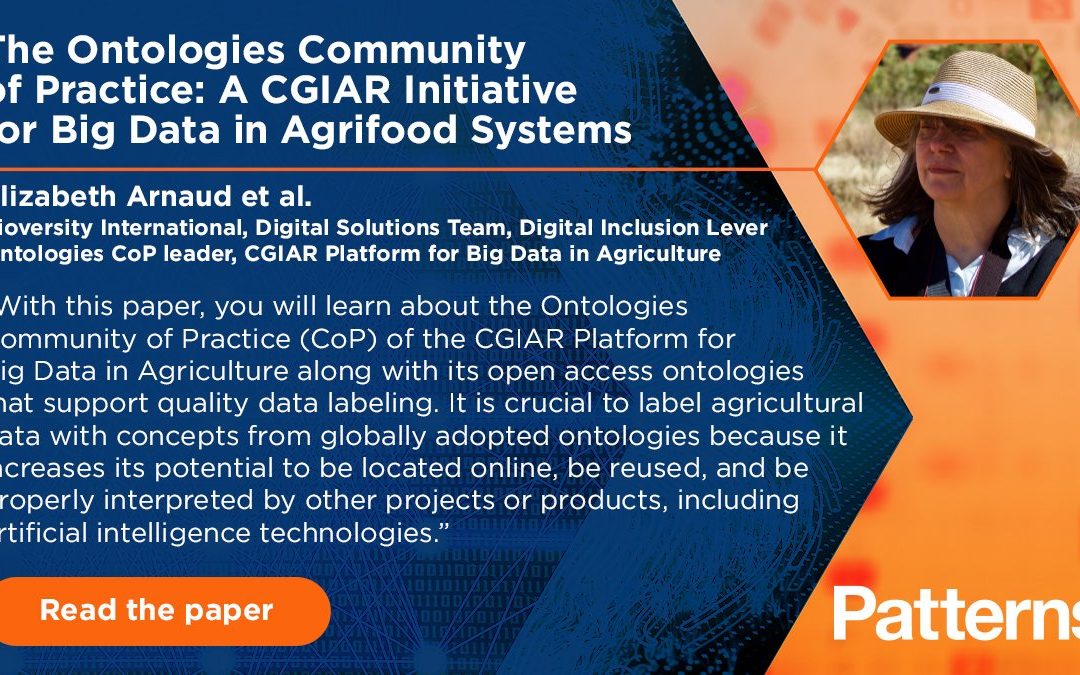 New Publication from the Ontologies Community of Practice: A CGIAR Initiative for Big Data in Agrifood Systems