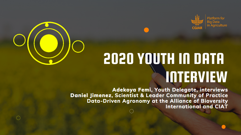 2020 Youth in Data Video Interview – Adekoya Femi and Daniel Jiménez