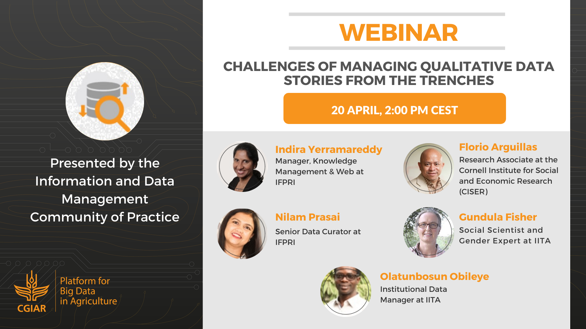 Webinar – Challenges of managing qualitative data: Stories from the trenches