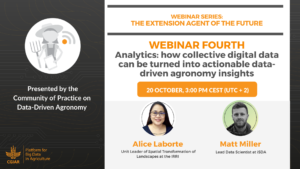 Webinar - Analytics: How collective data can be turned into actionable data driven agronomy insights