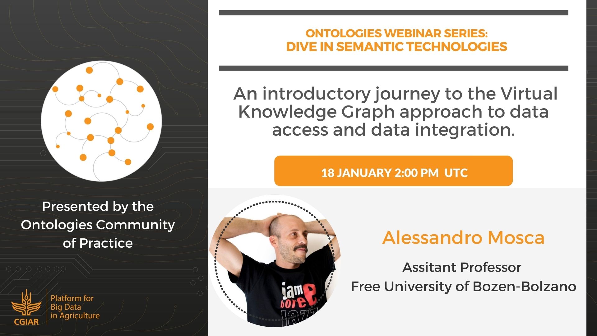 Webinar – An introductory journey to the Virtual Knowledge Graph approach to data access and data integration